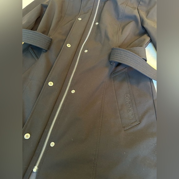 Black Calvin Klein Spring/Rain Jacket - Picture 3 of 6